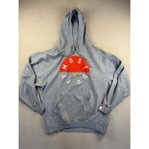 RARE Preowned Authentic Gray Mac Miller Zumiez Most Dope Umbrella Hoodie Size XL